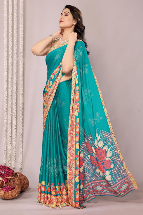 Vasthrlay Fashion Chiffon Georgette Dark Ethnic Wear