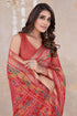 Vasthrlay Fashion Polyester Printed White Ethnic Wear