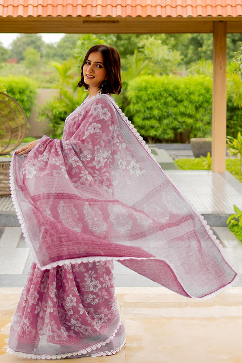 Vasthrlay Fashion Pocket Printed Readymade Ethnic Wear