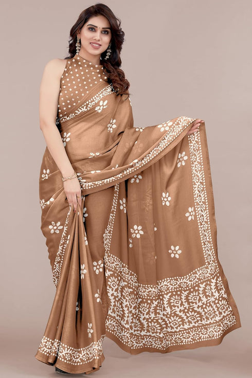 Vasthrlay Fashion Chiffon Printed Parrot Ethnic Wear