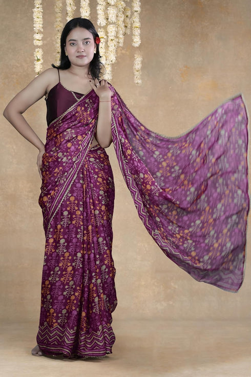 Vasthrlay Fashion Chiffon Printed Ethnic Wear
