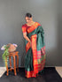 Vasthrlay Kanjivaram Traditional Contrast Included