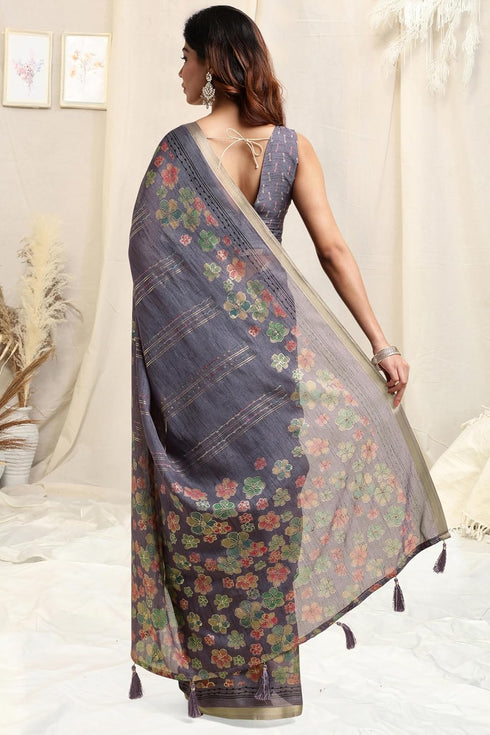 Vasthrlay Fashion Polyester Printed Ethnic Wear