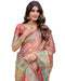 Vasthrlay Handloom Cotton Turquoise Saree