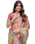 Vasthrlay Handloom Cotton Turquoise Saree