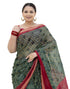 Vasthrlay Chiffon Bandhani Unstitched Pink Saree