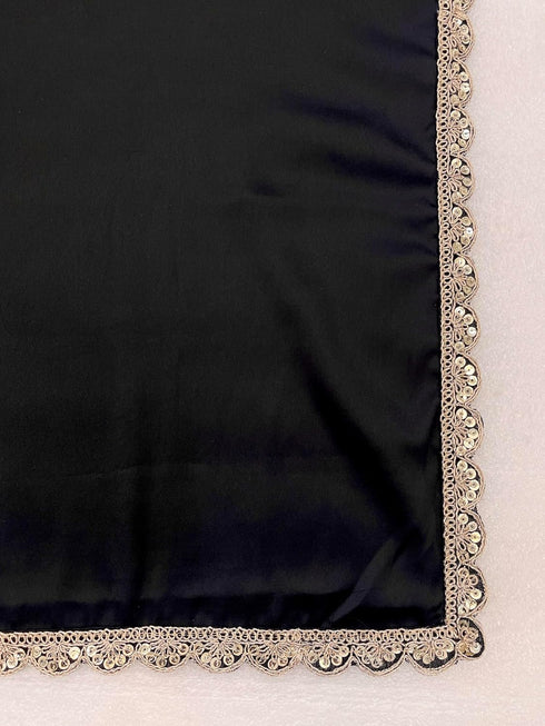 vasthrlayReadymade Embroidered Scalloped Unstitched Ethnic Wear