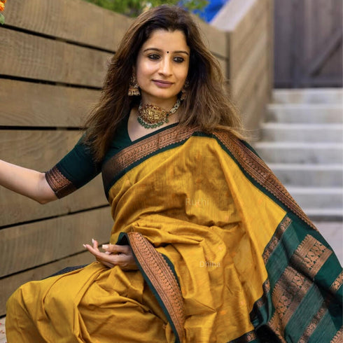 Vasthrlay Kanjivaram Tassels Saree