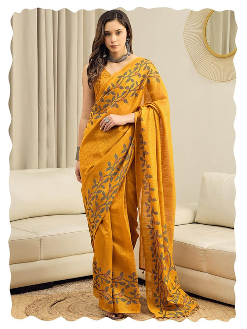 Vasthrlay Cotton Printed Unstitched Ethnic Wear