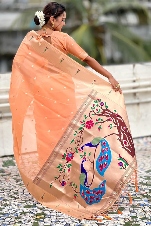 Vasthrlay Organza Kanjivaram Handloom Ethnic Wear