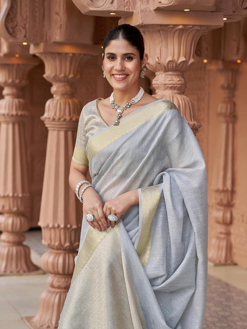 Vasthrlay Women's Cotton Unstitched Skin Friendly Saree