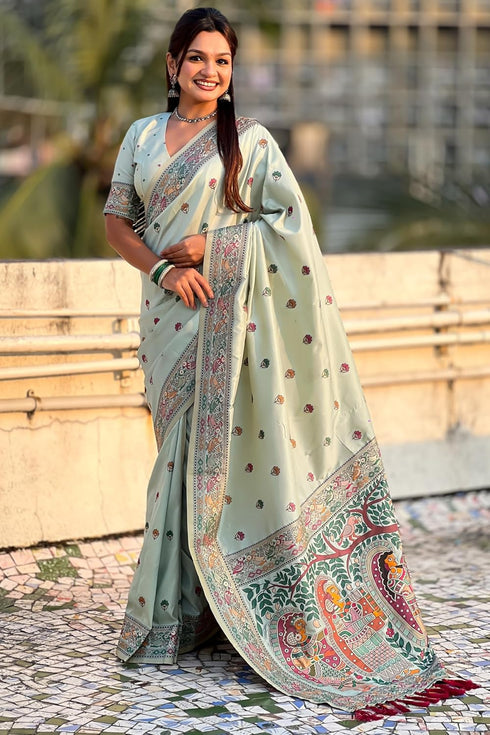Vasthrlay Kanjivaram Unstitched Blouse Ethnic Wear