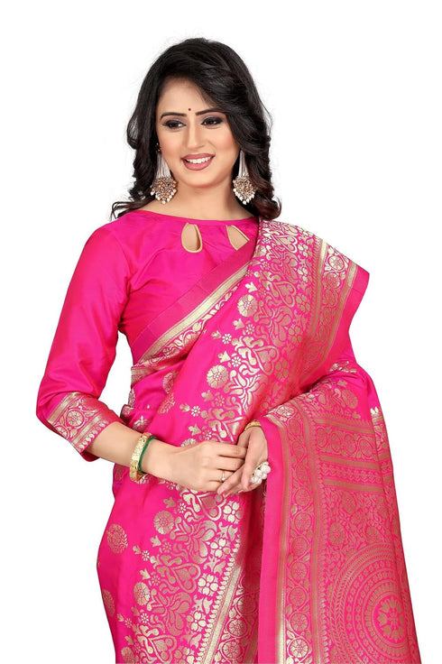 Vasthrlay Mustard Kanchipuram Ethnic Wear