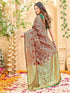 Vasthrlay Banarasi Weaving Maroon Saree