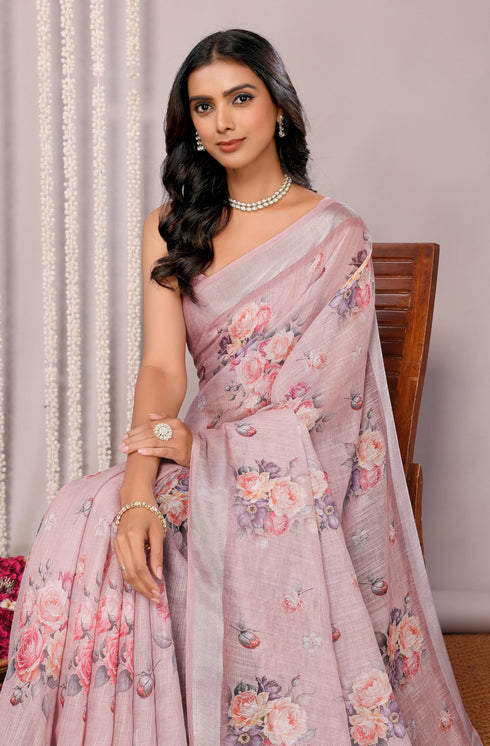 Vasthrlay Cotton Printed Saree