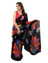VasthrlayGeorgette Bandhani Unstitched Black Free Ethnic Wear
