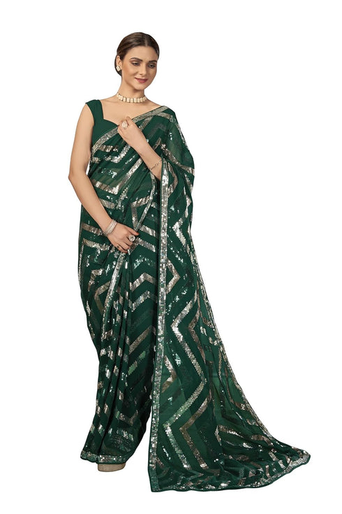 Vasthrlay Trendy Sequance Georgette Mn1916