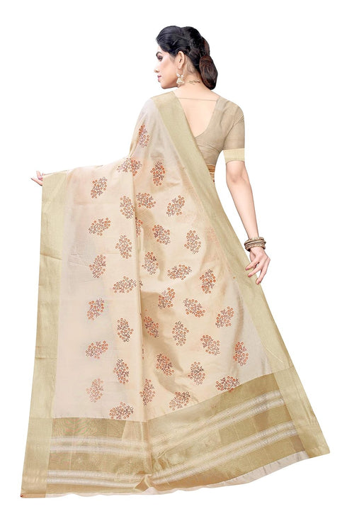 Vasthrlay Kerala Crismistmas Free Size Off White Ethnic Wear
