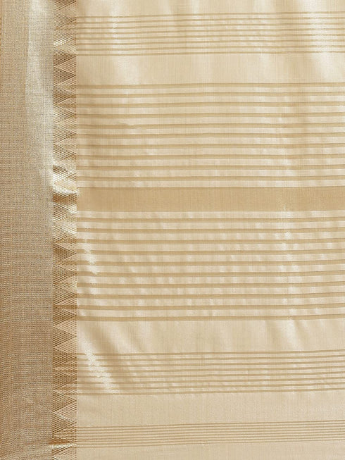 Vasthrlay Kasavu White Saree