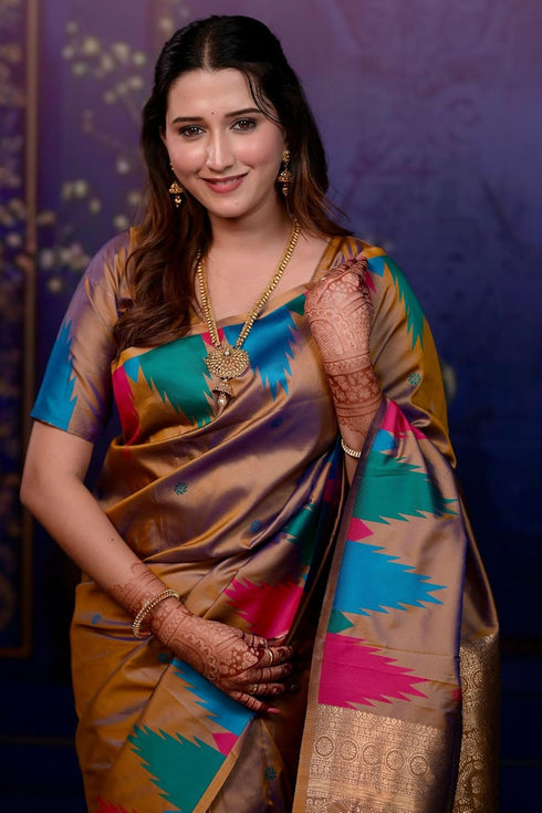 Vasthrlay Kanjivaram Unstitched Blouse Ethnic Wear
