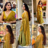 VasthrlayBoarder Unstitched Chhaavaq Mustard Free Ethnic Wear