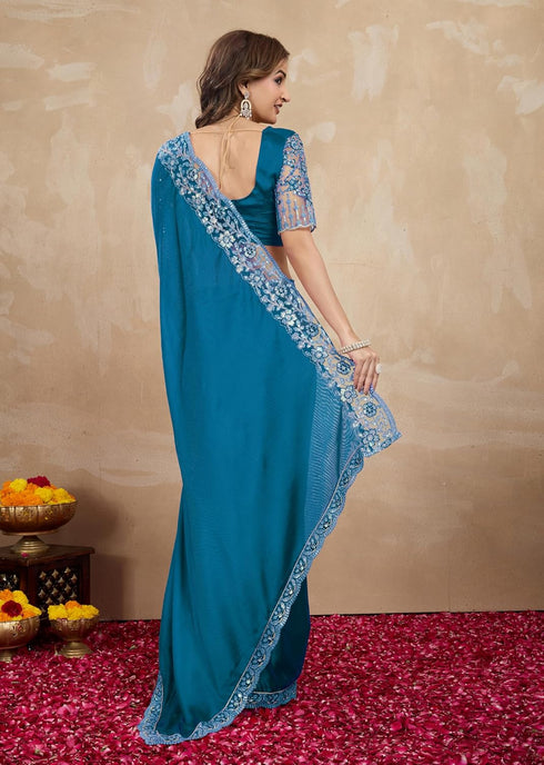 Vasthrlay Embroidered Unstitched Designer Ethnic Wear