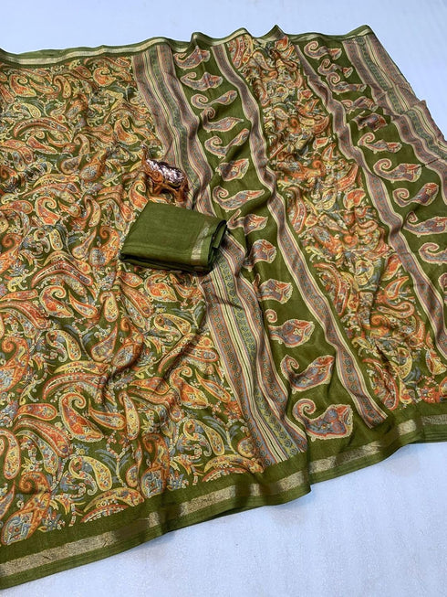 Vasthrlay Tussar Silk Saree