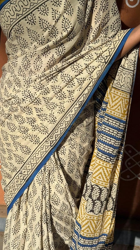 Vasthrlay Traditional Matching Unstitched Attached