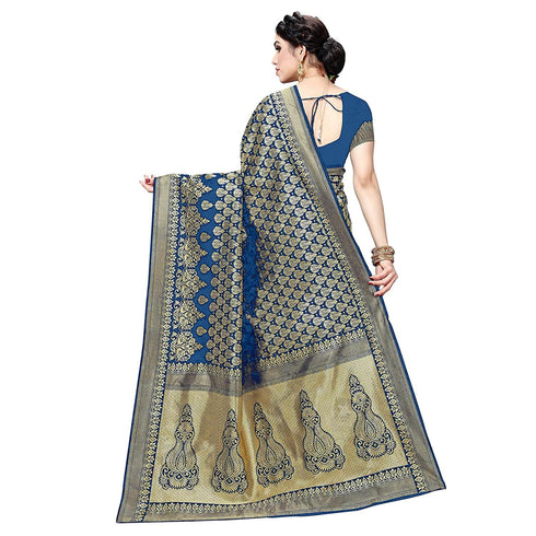 Vasthrlay Banarasi Kanjivaram Material Ethnic Wear