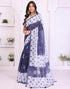 Vasthrlay Chanderi Unstitched Blouse Saree Az Ys Vedashri