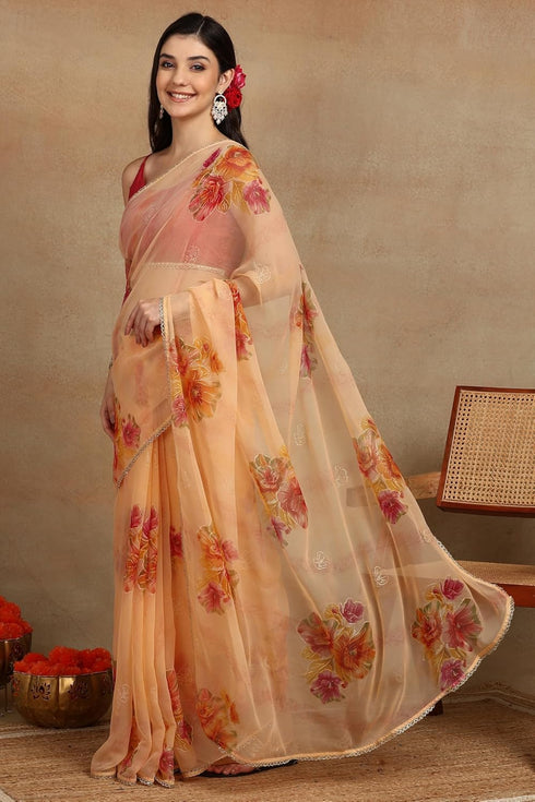 Vasthrlay Fashion Georgette Printed Ethnic Wear
