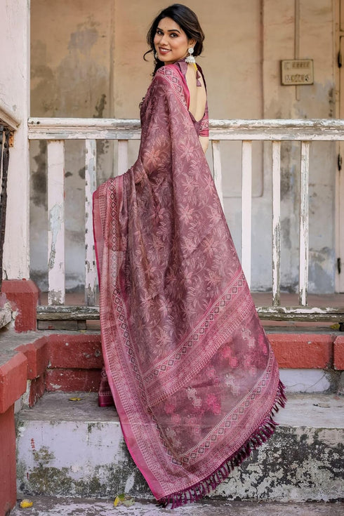 Vasthrlay Cotton Unstitched Blouse Ethnic Wear