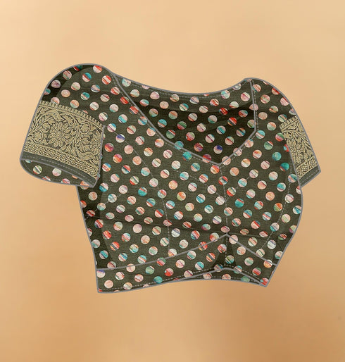 Vasthrlay Kanjivaram Elephant Unstitched Saree