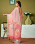 Vasthrlay Womens Cotton Printed Pink Saree