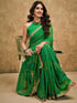 Vasthrlay Georgette Bandhani Red Saree