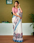 Vasthrlay Womens Cotton Printed Pink Saree