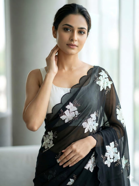 Vasthrlay Unstitched Saree