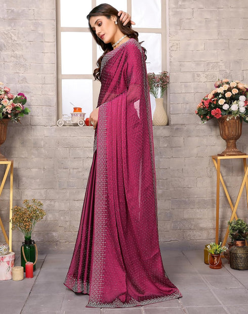 Vasthrlay Chiffon Material Az Ys Swarna Ethnic Wear