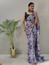 Vasthrlay Georgette Unstitched Saree