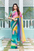 Vasthrlay Georgette Sequence White Ethnic Wear