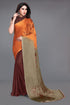 Vasthrlay Fashion Chiffon Printed Grey Ethnic Wear
