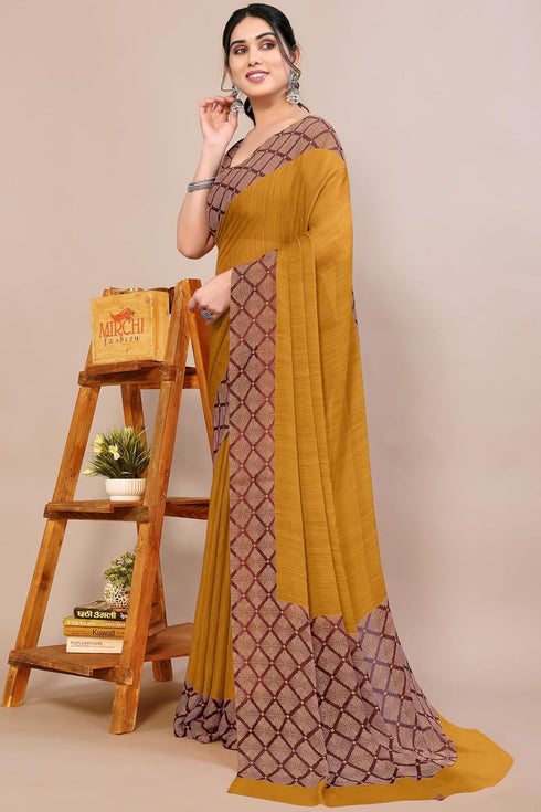 Vasthrlay Fashion Chiffon Printed Ethnic Wear