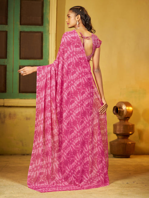 Vasthrlay Georgette Unstitched Saree