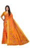 Vasthrlay Cotton Printed Green Saree