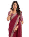 Vasthrlay Embroidery Traditional Unstitched Violet Saree