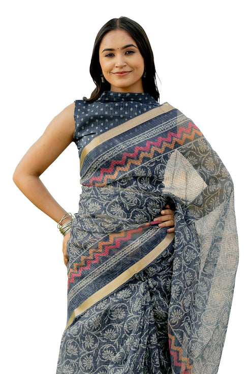 Vasthrlay Fashion Polyester Printed Dusty Ethnic Wear