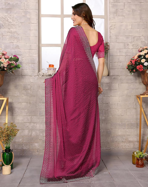 Vasthrlay Chiffon Material Az Ys Swarna Ethnic Wear