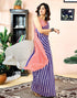 Vasthrlay Chanderi Printed Unstitched Orange Saree