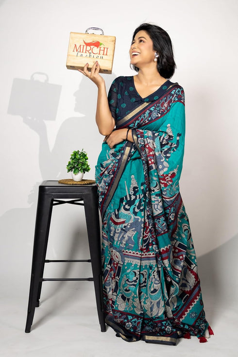 Vasthrlay Fashion Viscose Printed Ethnic Wear