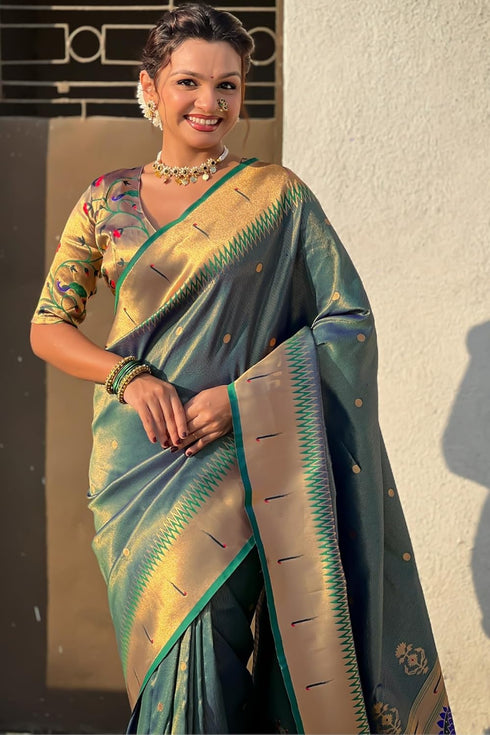 Vasthrlay Paithani Kanjivaram Sarees Ethnic Wear